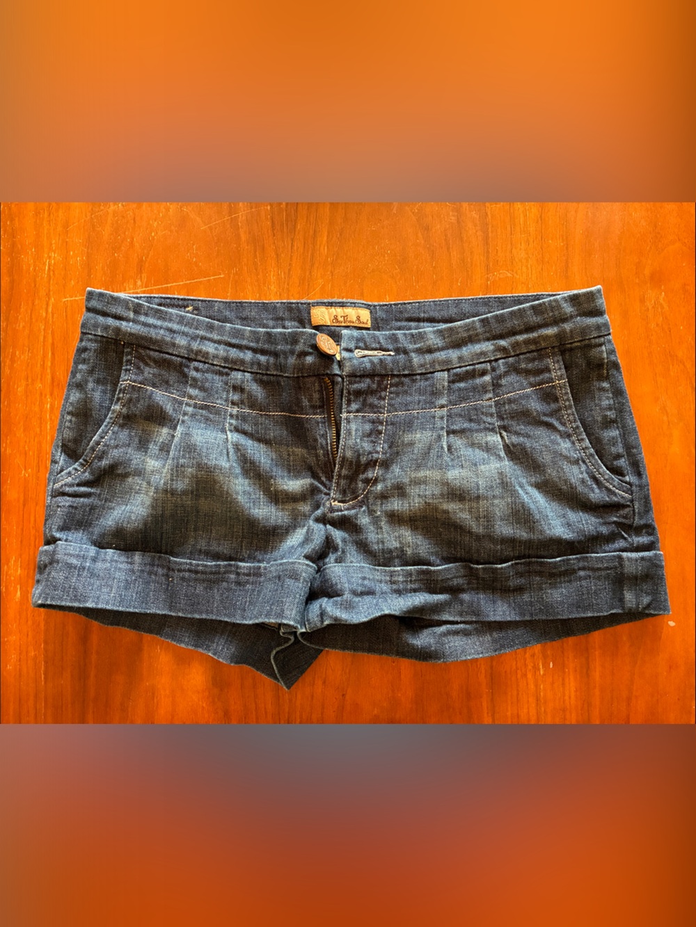See Thru Soul Dark Blue Denim Women’s Shorts